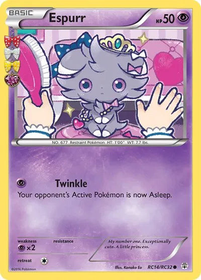 Espurr RC14 (Generations: Radiant Collection) by Kanako Eo
