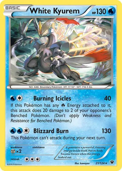 White Kyurem 21 · Holofoil (Fates Collide)