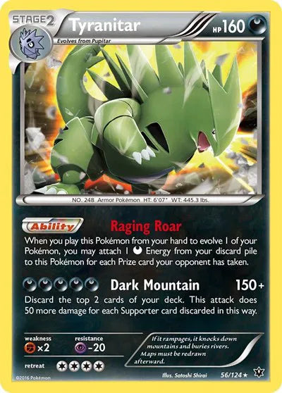 Tyranitar 56 · Holofoil (Fates Collide)