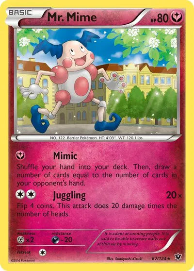 Mr. Mime 67 · Reverse Holofoil (Fates Collide)