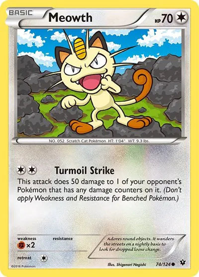 Meowth 74 · Normal (Fates Collide)