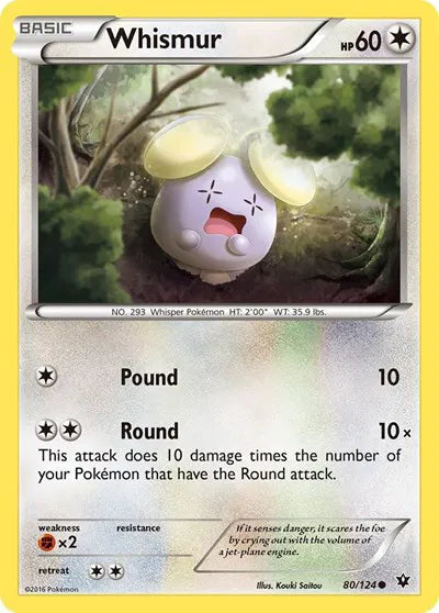 Whismur 80 · Normal (Fates Collide)
