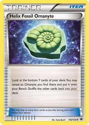 Helix Fossil Omanyte 102 · Normal (Fates Collide)