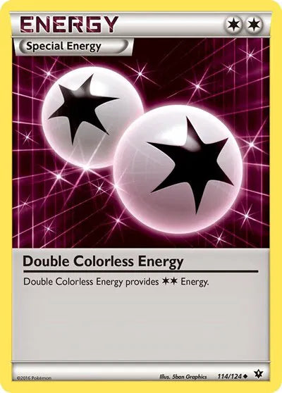 Double Colorless Energy 114 · Reverse Holofoil (Fates Collide)
