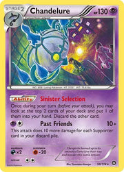 Chandelure 50 · Holofoil (Steam Siege) by  Tomokazu Kumiya