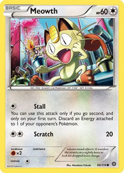 Meowth Steam Siege Common 88