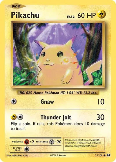 Pikachu 35/108 · Normal (Evolutions)