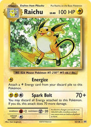 Raichu 36/108 - Evolutions