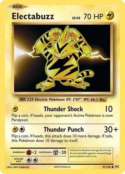 Electabuzz 41/108 · Normal (Evolutions)