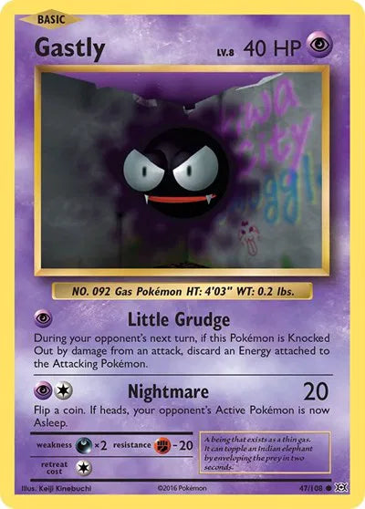Gastly 47/108 · Normal (Evolutions)
