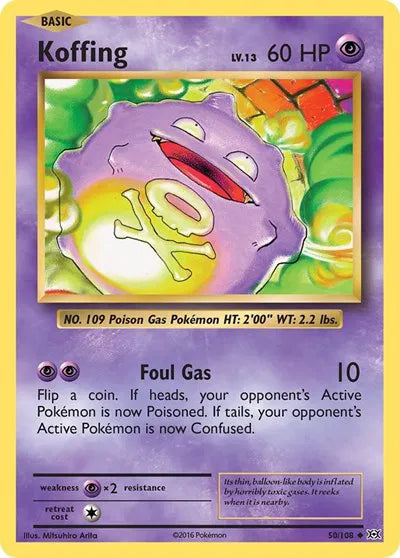 Koffing 50/108 ·  (Evolutions) by Mitsuhiro