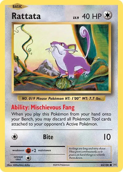 Rattata 66/108 · Normal (Evolutions)