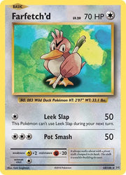 Farfetch'd (Reverse Holofoil) Evolutions Rare 68/108