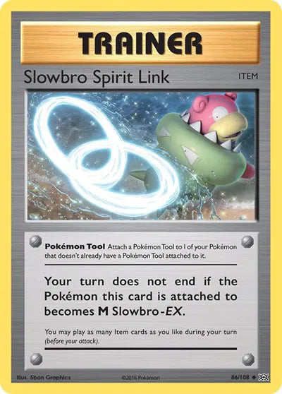 Slowbro Spirit Link 86/108 · Normal (Evolutions)