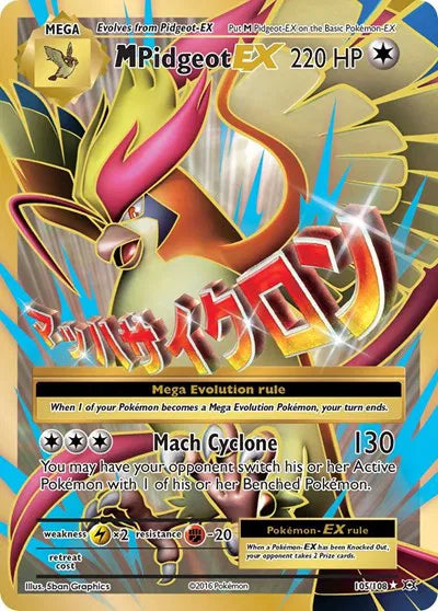 105/108 Mega Pidgeot EX - Evolutions