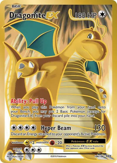 Dragonite EX (Full Art) 106/108 (Evolutions)