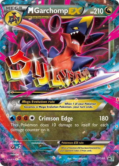 M Garchomp EX XY168 (XY Promos)