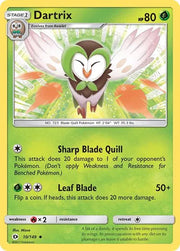 Dartrix 10 · Normal (Sun & Moon Base Set)