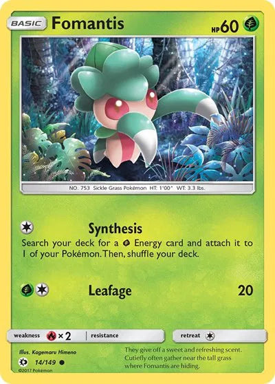 Fomantis 14 · Normal (Sun & Moon Base Set)