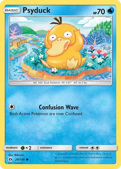 Psyduck 28 · Normal (Sun & Moon Base Set)