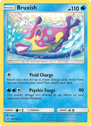 Bruxish 48 · Reverse Holofoil (Sun & Moon Base Set)