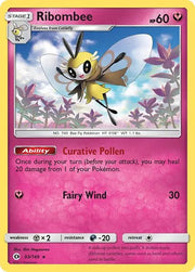 Ribombee 93 · Reverse Holofoil (Sun & Moon Base Set)