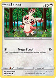Spinda 102 · Reverse Holofoil (Sun & Moon Base Set)