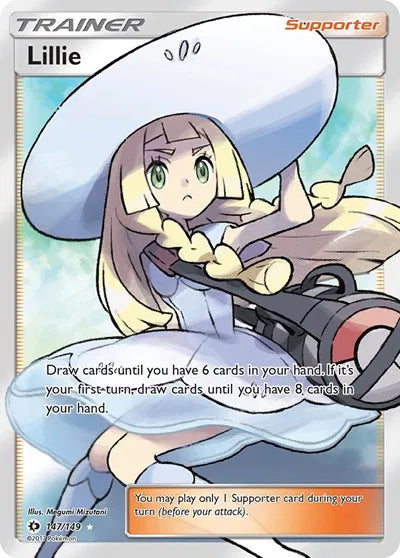 Lillie (Full Art) 147 (Sun & Moon Base Set)