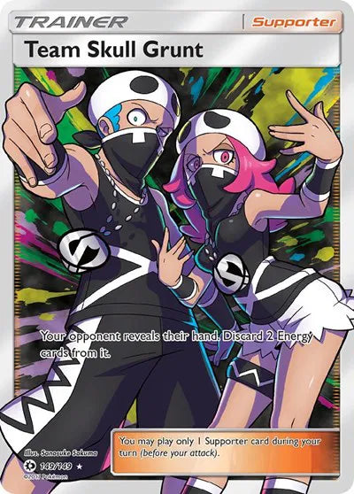 Team Skull Grunt (Full Art) 149 (Sun & Moon Base Set)