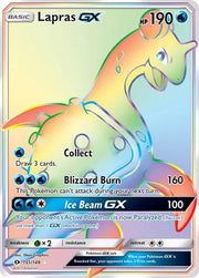 Lapras GX (Secret) Sun & Moon Base Set Secret Rare 151