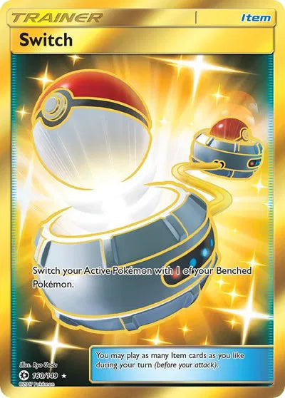 Switch (Secret) 160 (Sun & Moon Base Set)