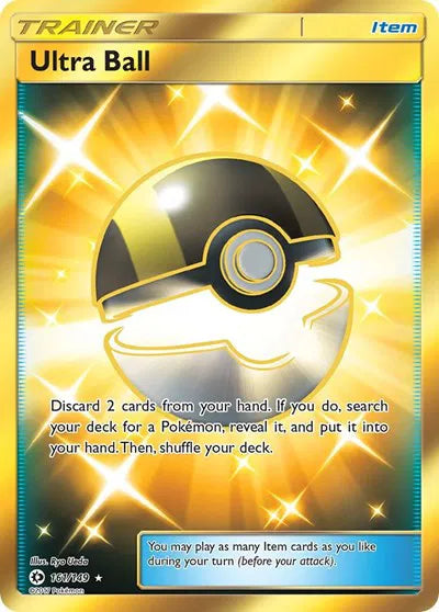 Ultra Ball (Secret) 161 · Holofoil (Sun & Moon Base Set)
