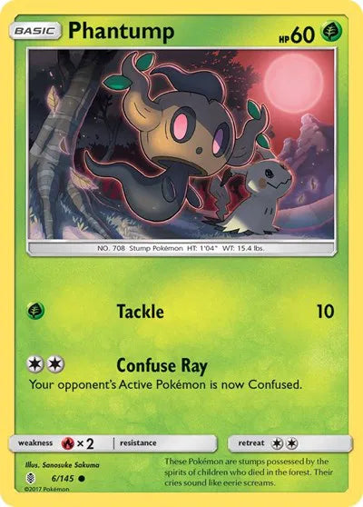 Phantump 6/145 · (Guardians Rising) w/ Mimikyu