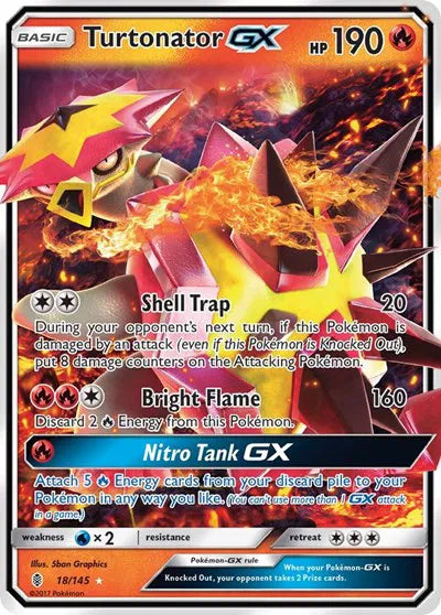 Turtonator GX 18/145 (Guardians Rising)