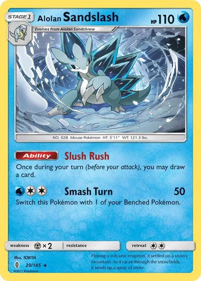 Alolan Sandslash 20/145 · Normal (Guardians Rising)