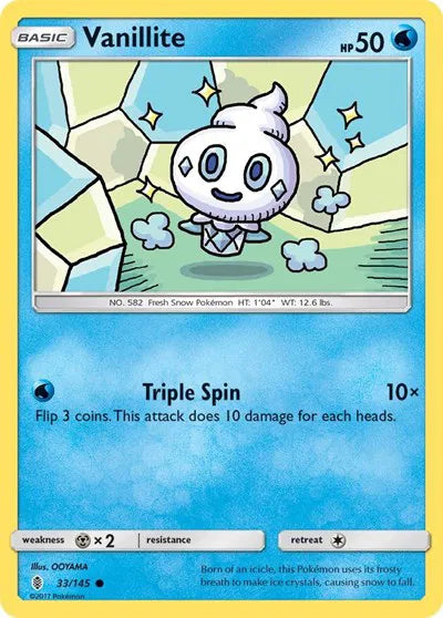 Vanillite 33/145  (Guardians Rising) by OOYAMA