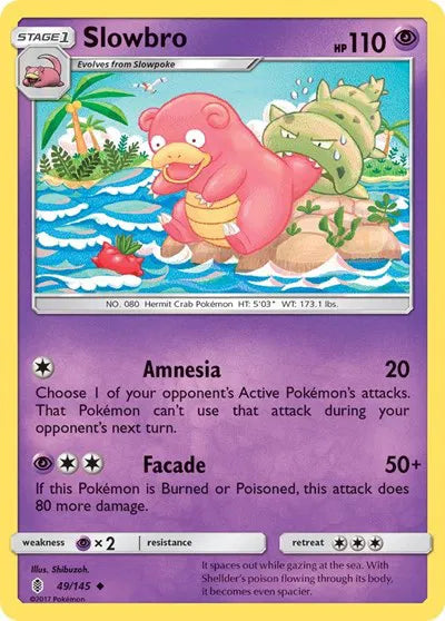 Slowbro 49/145 · Normal (Guardians Rising)