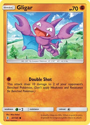 Gligar 67/145 · Reverse Holofoil (Guardians Rising) 1