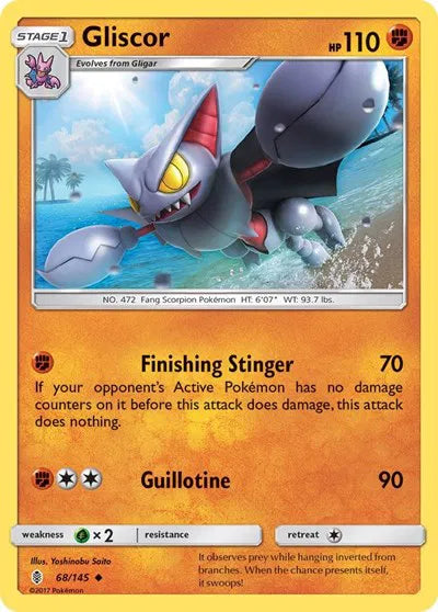 Gliscor 68/145 · Normal (Guardians Rising)