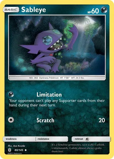 Sableye 80/145 · Normal (Guardians Rising)