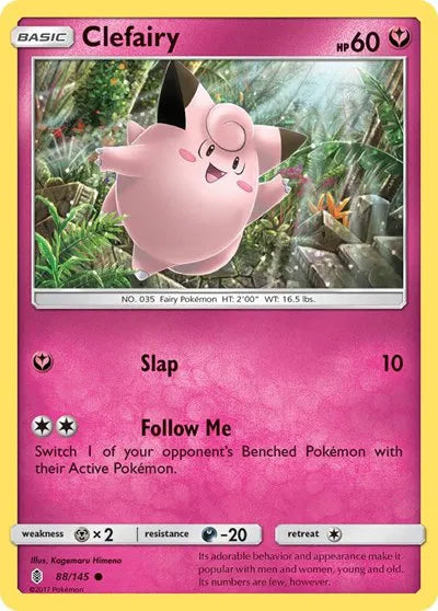 Clefairy 88/145 · Normal (Guardians Rising)