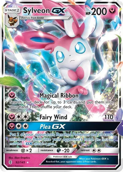 Sylveon GX Guardians Rising Ultra Rare 92/145
