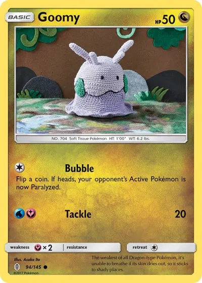 Goomy 94/145 · (Guardians Rising) by  Asako Ito