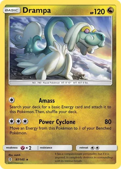 Drampa 97/145 · Holofoil (Guardians Rising)