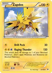 Zapdos (XY Roaring Skies) Deck Exclusives Holo Rare 023/108