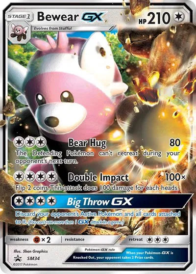 Bewear GX SM34 (Sun & Moon Promo)