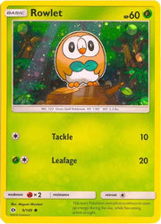 Rowlet (Cosmos Holo) 009/149 (Miscellaneous Cards & Products)