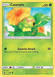 Caterpie 1/147 · Normal (Burning Shadows)