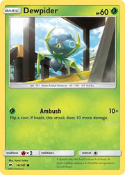 Dewpider 14/147 · Reverse Holofoil (Burning Shadows)