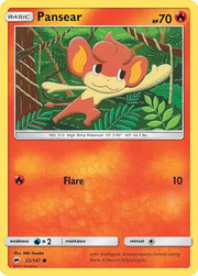 Pansear 22/147 · Reverse Holofoil (Burning Shadows)